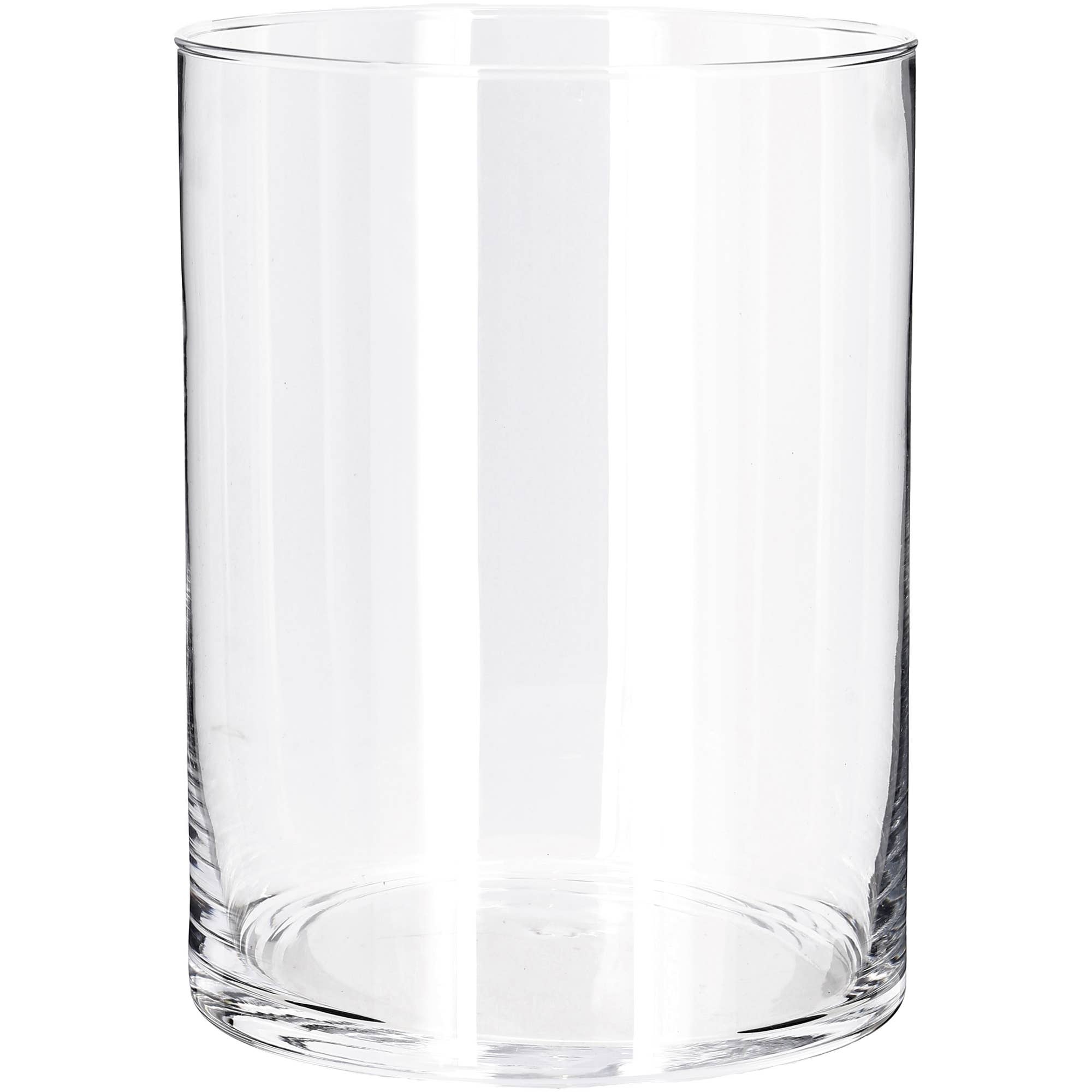 Glas Zylinder Basic, D15cm, H20cm, Klar Vase oder Windlicht
