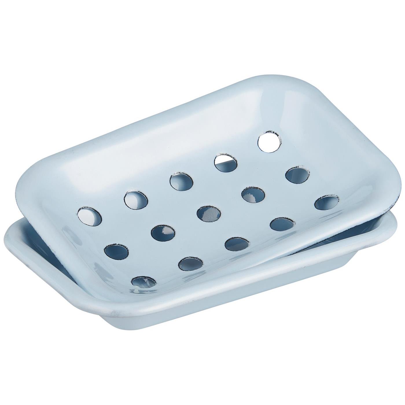 Seifenschale in zwei Teilen Emaille von IB Laursen