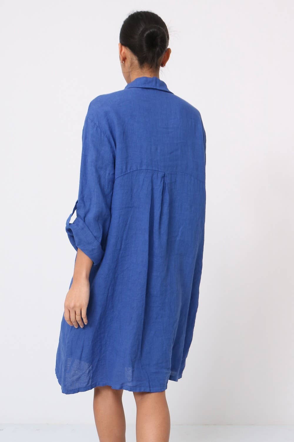 Leinenkleid mit Taschen