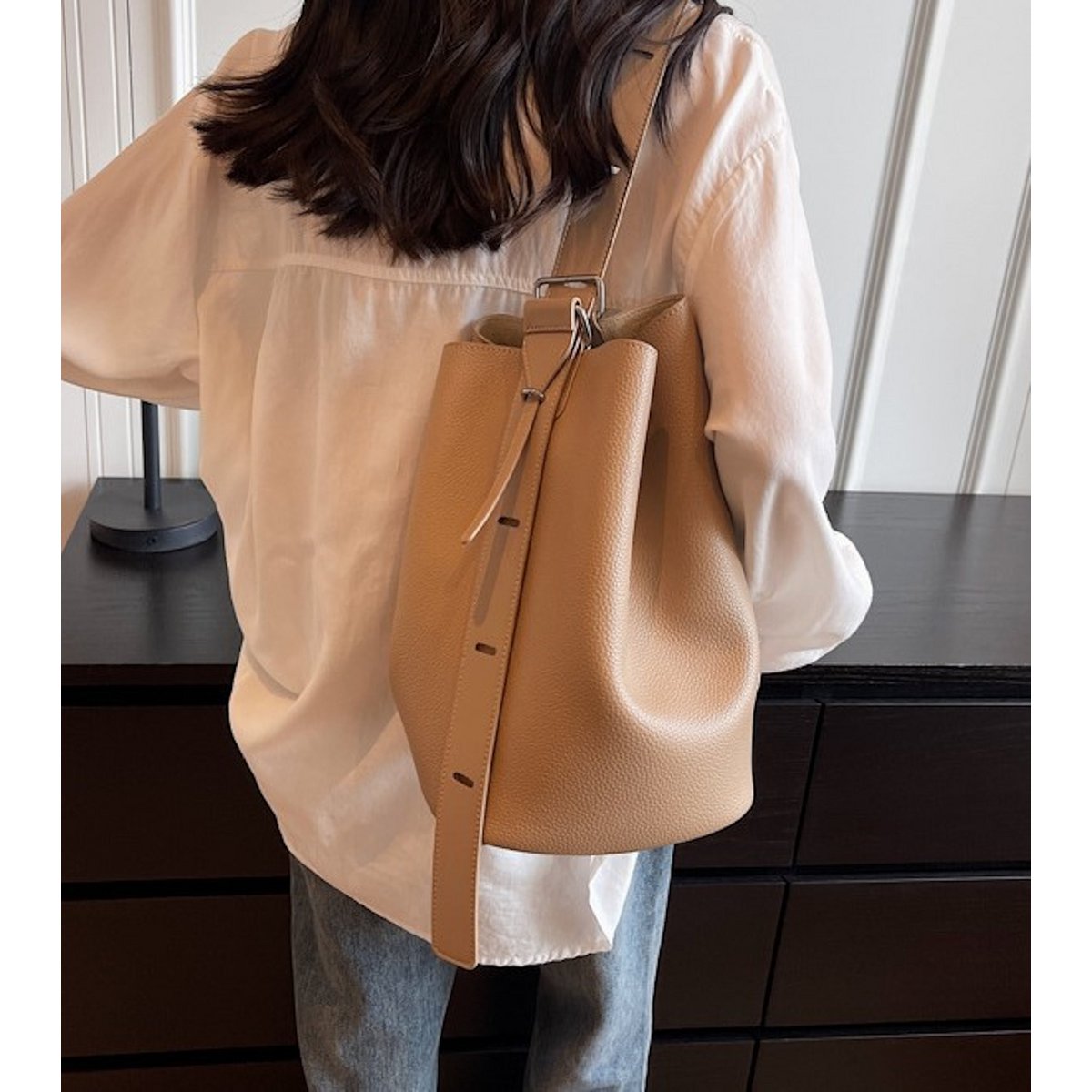 Schulter Tasche Lederimitat AnBeck