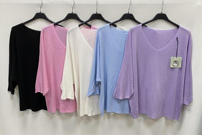 Pullover dünn mit 7/8 Ärmeln
