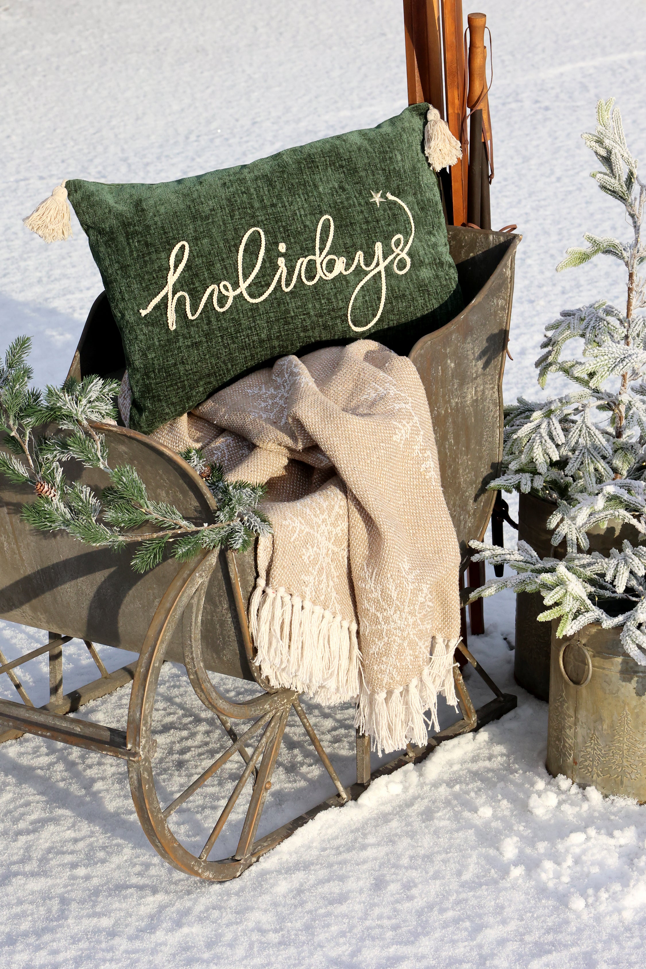 Kissebezug mit Quasten Holidays