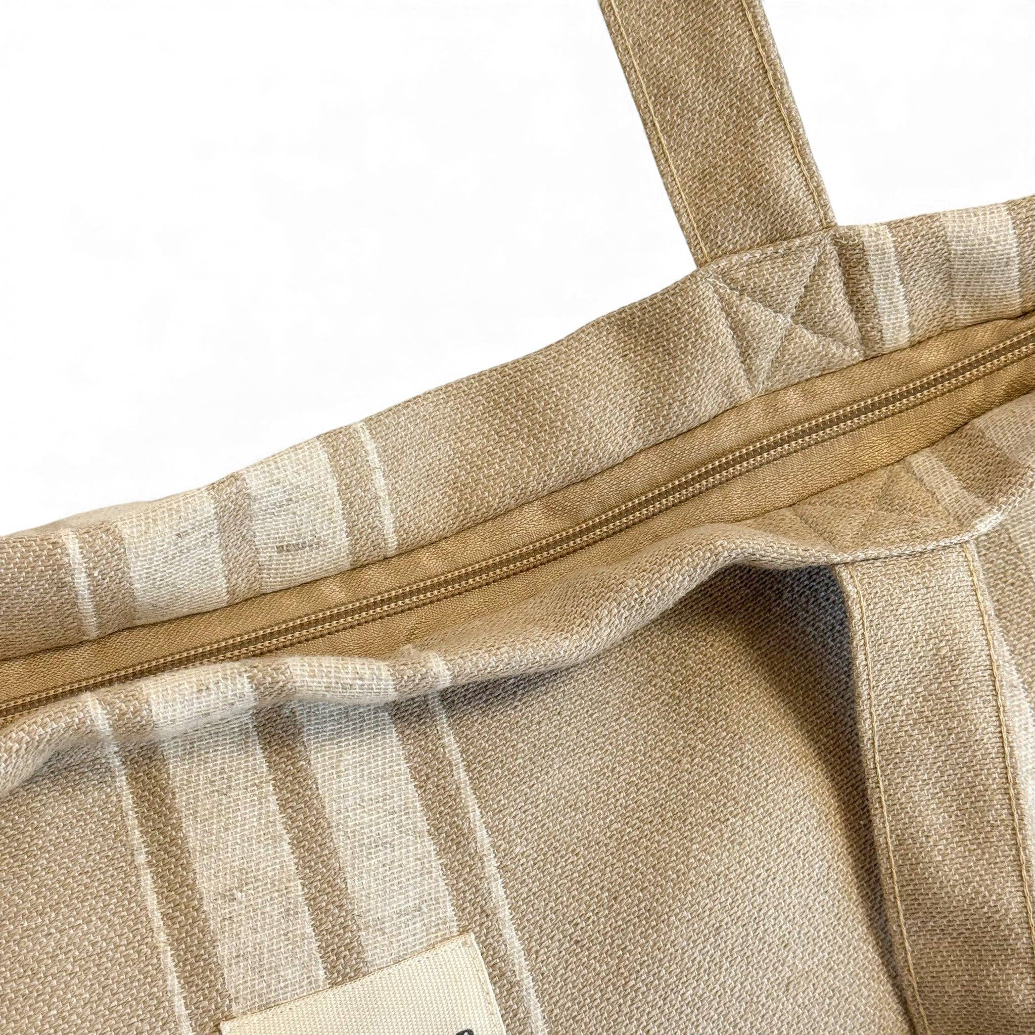 Große Shopper mit Reißverschluss CARRE