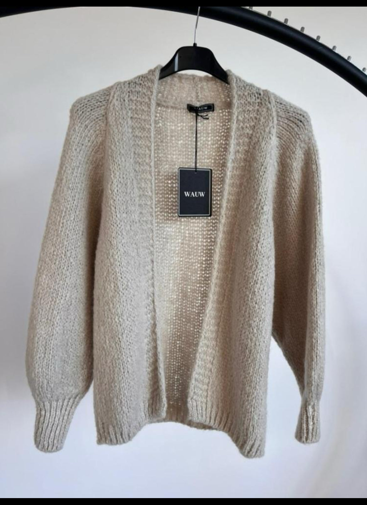 Strickjacke ohne Knöpfe