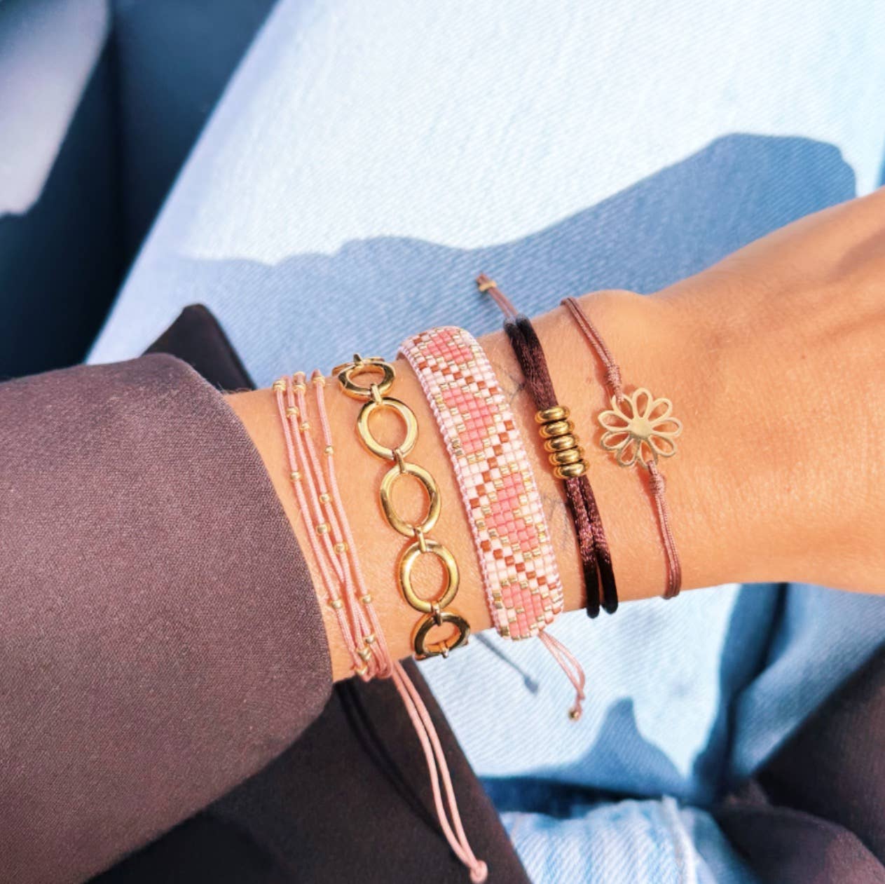 Gliederarmband „bold“