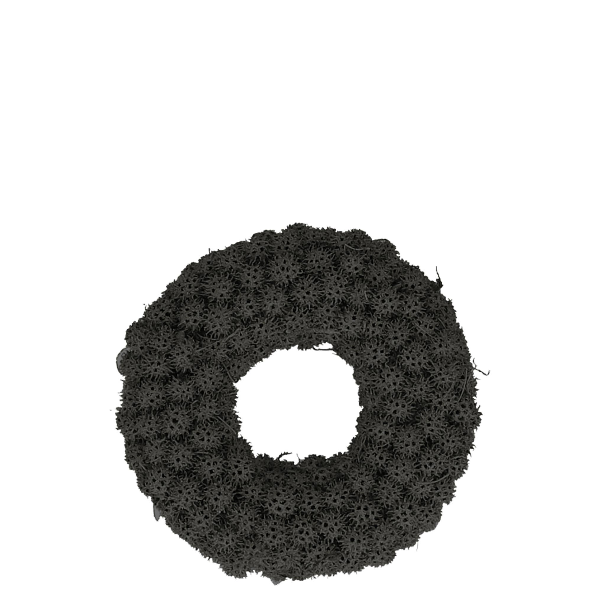 Natur Kranz Amberbaum D25cm, innen D9cm, schwarz