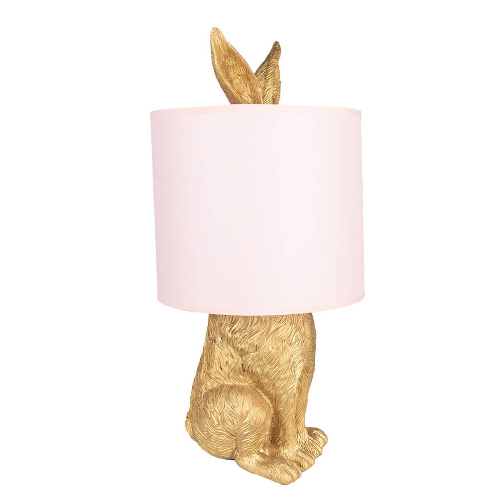 6LMC0013GOP Tischlampe Rabbit Ø 20x43 cm Goldfarben
