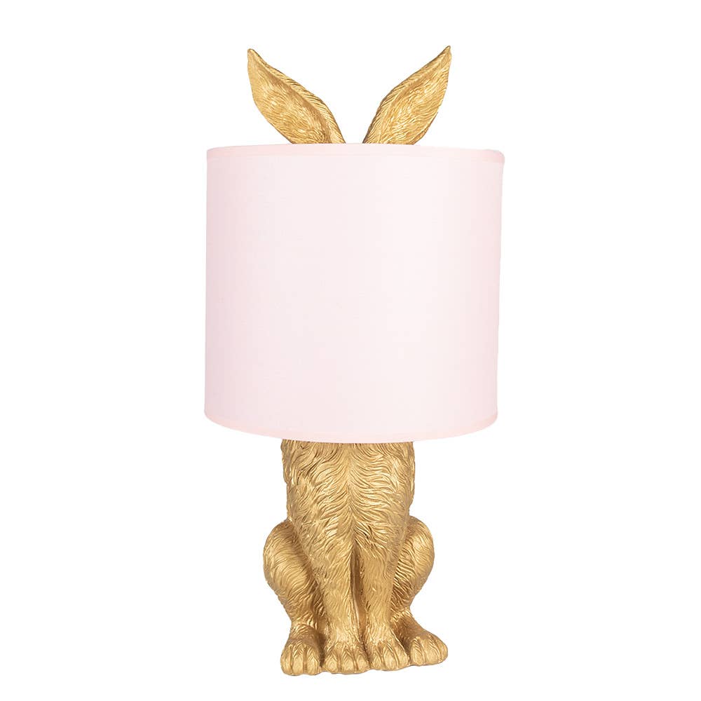 6LMC0013GOP Tischlampe Rabbit Ø 20x43 cm Goldfarben