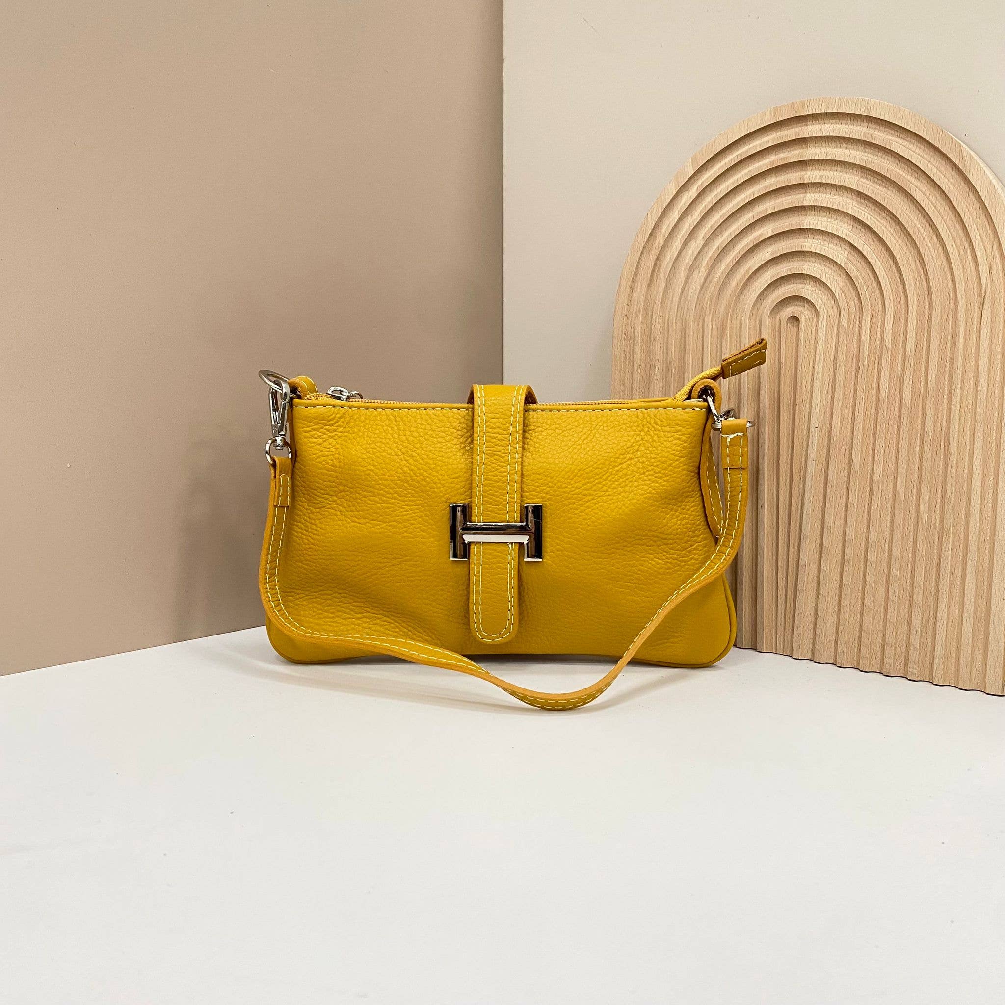SCHULTER TASCHE AUS LEDER