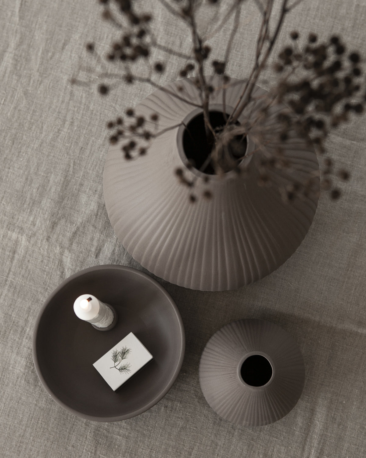 Ekenäs XL brown ceramic Vase Storefactory