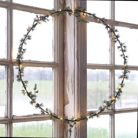 Fleur Kranz mit 30 LED Lichtern Chic Antique