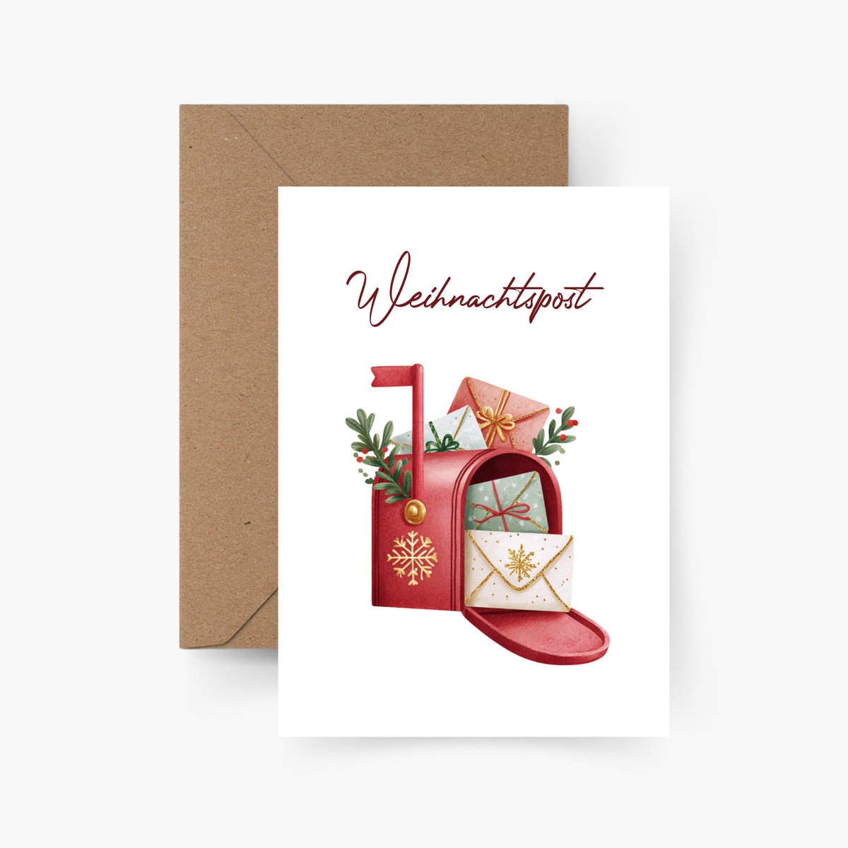 Weihnachtspost Karte | Postkarte A6