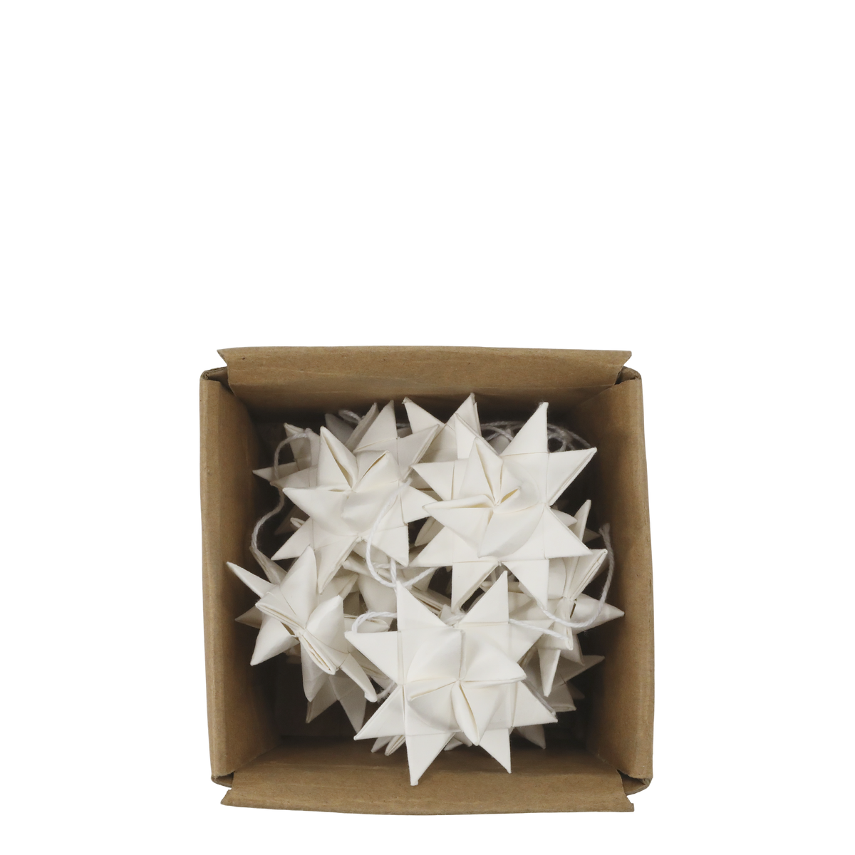 Sternenkette L160cm creme