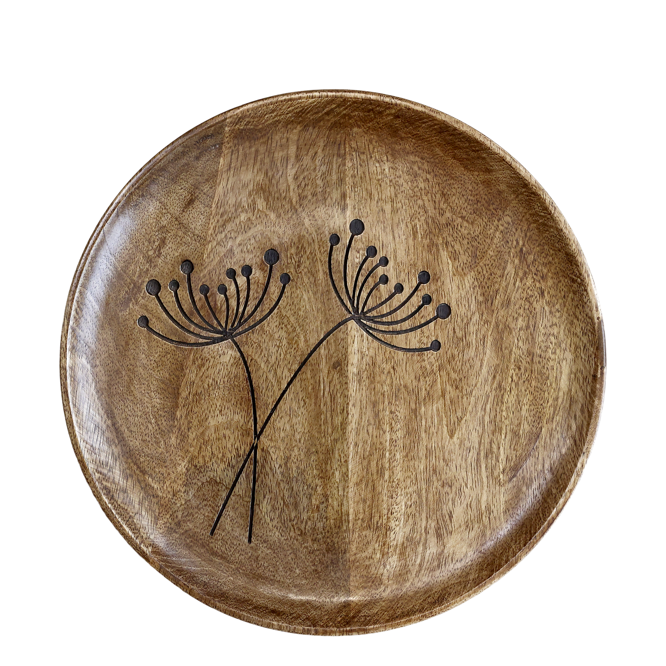 Tours Platzteller in Holz m. Schnitzereien chic antique