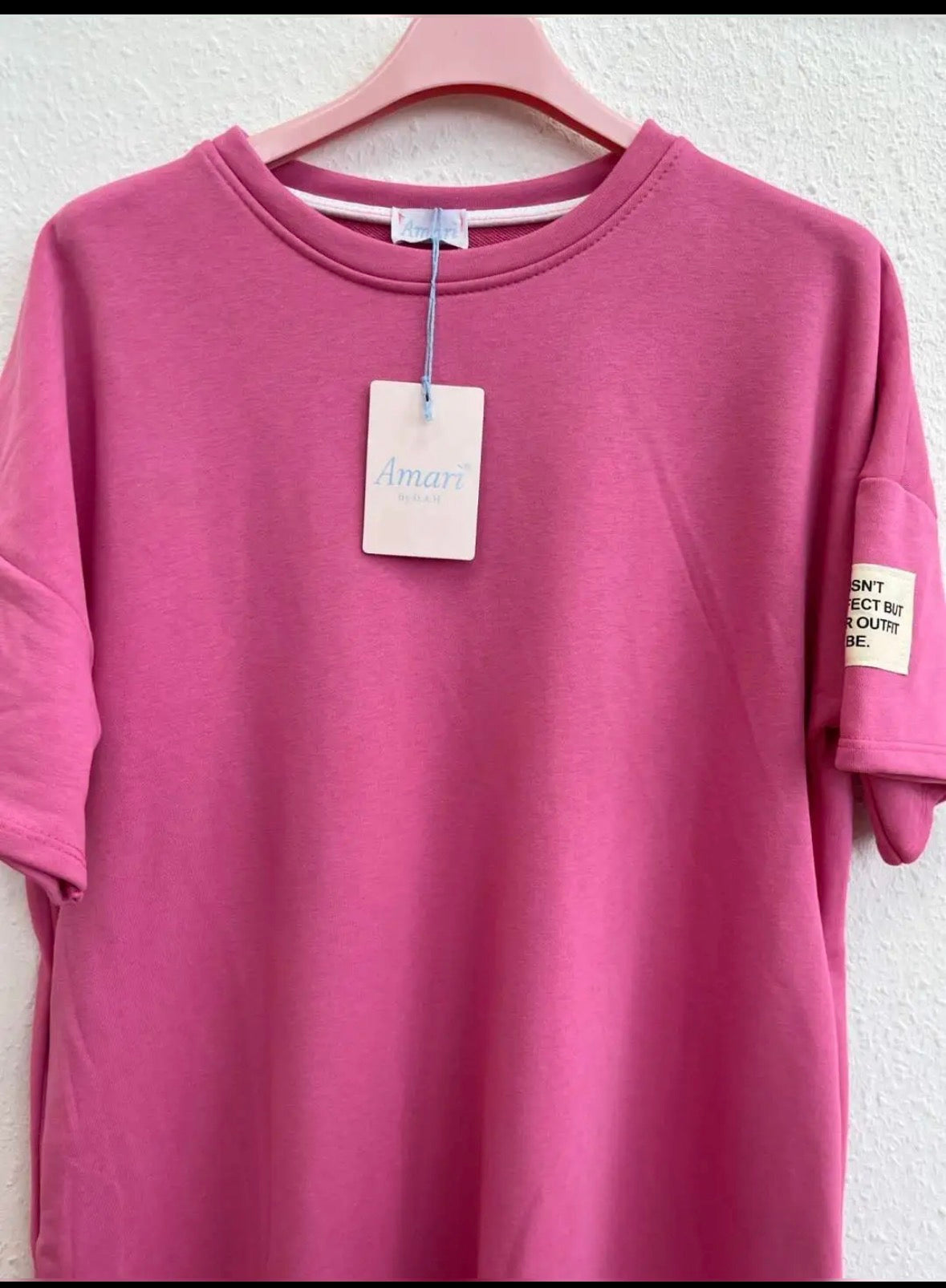 Uni Kleid mit Patch