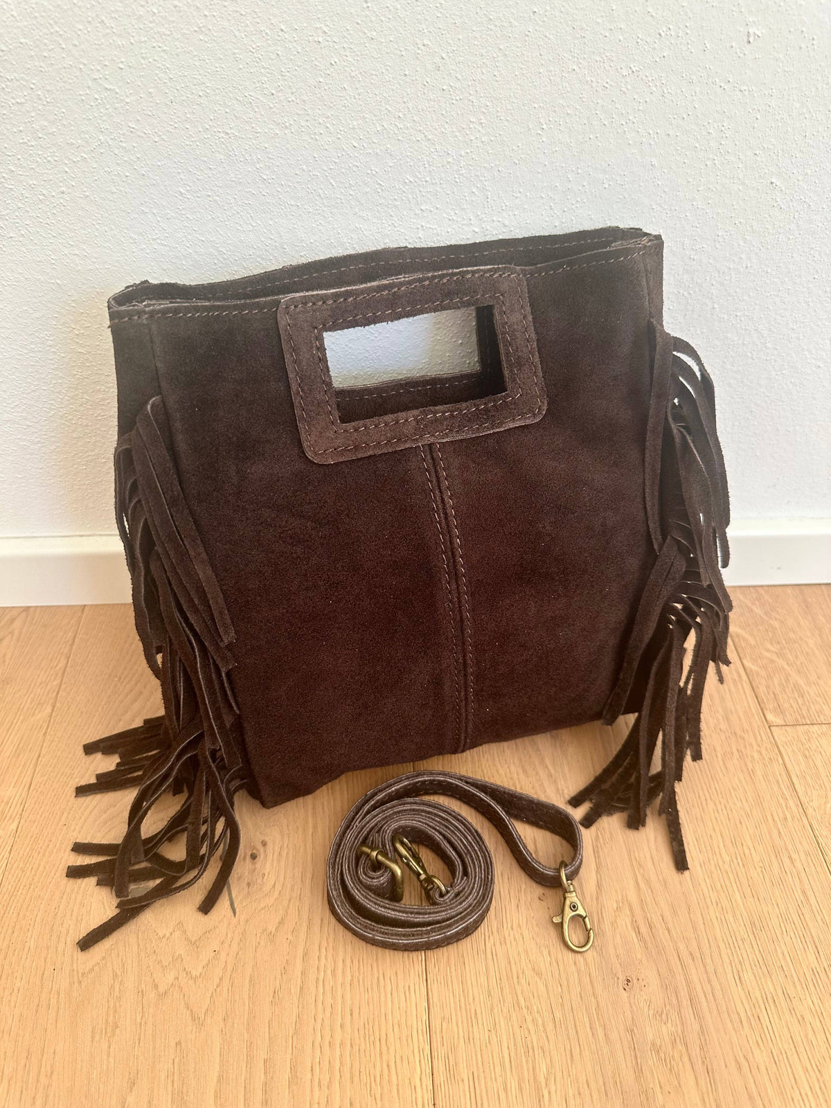 LILLY – Tasche aus echtem Veloursleder