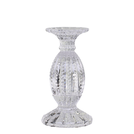 Kerzenständer m. Perlkante von Chic Antique