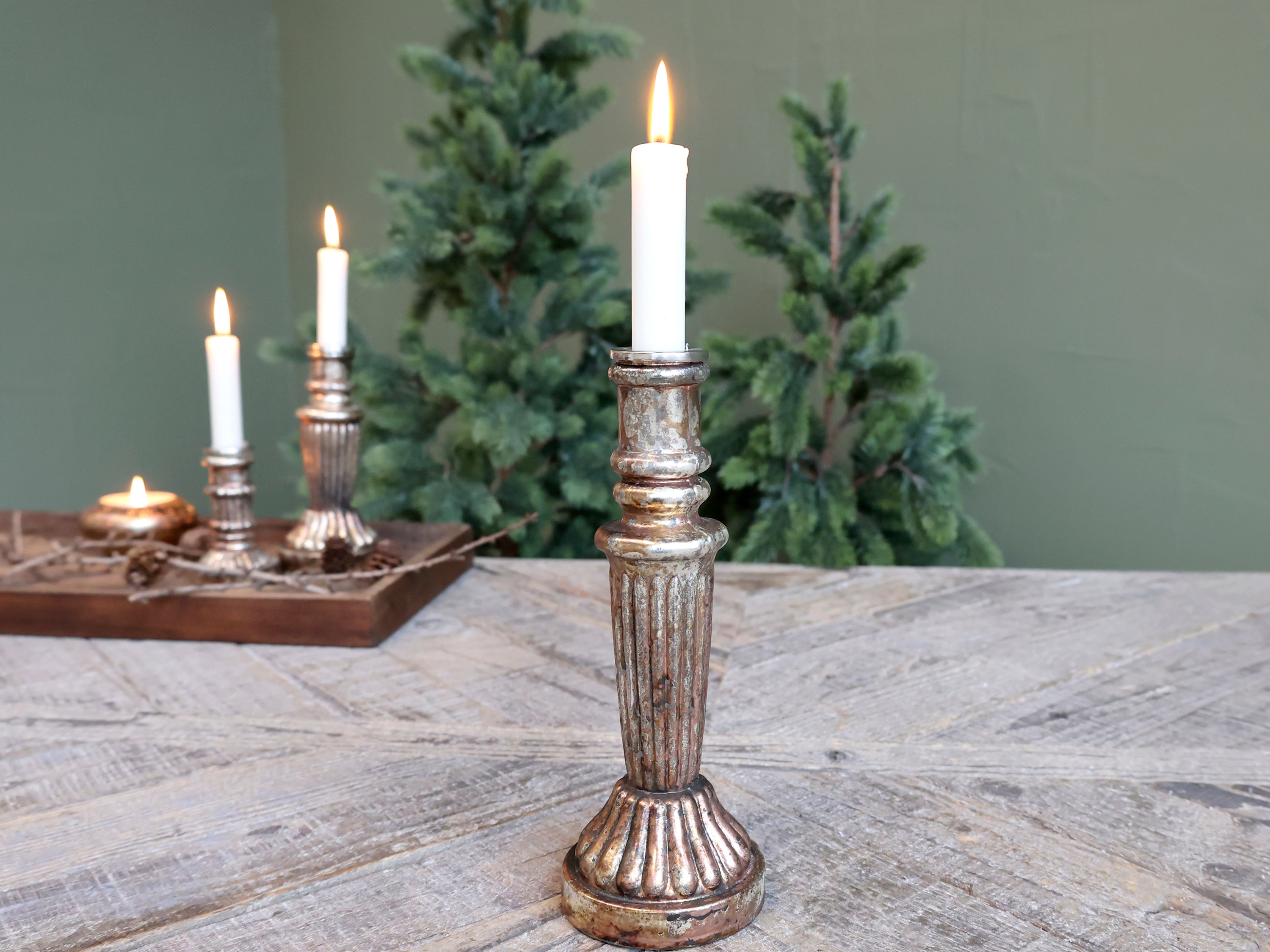 Kerzenständer Antique Kupfer Chic Antique