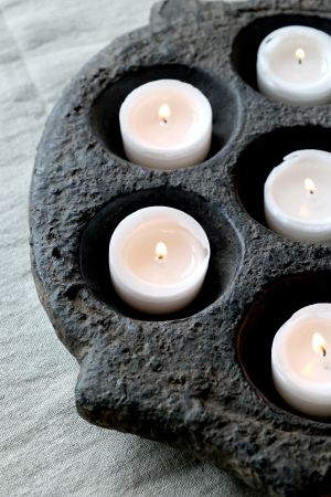 Grimaud Teelichthalter Chic Antique aus Stein