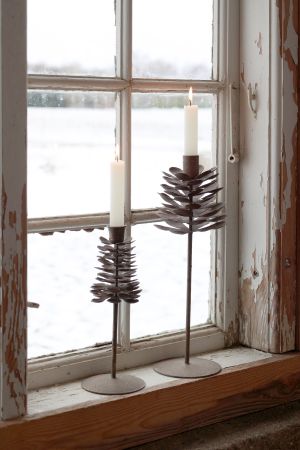 Kerzenständer Zapfen Chic Antique