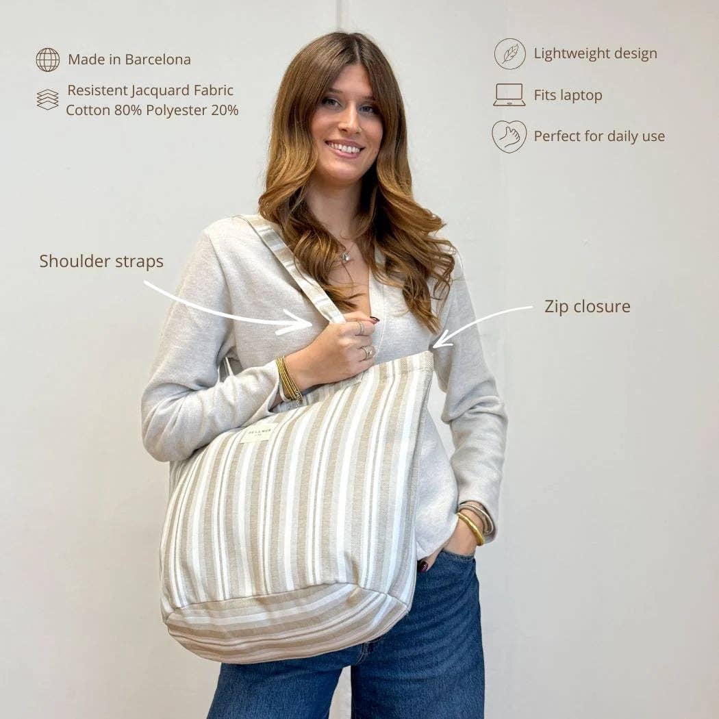 Große Shopper mit Reißverschluss MALIK
