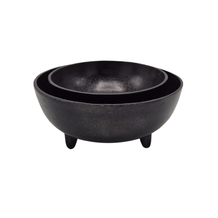 Runde Metallschale Maje S – Schwarz