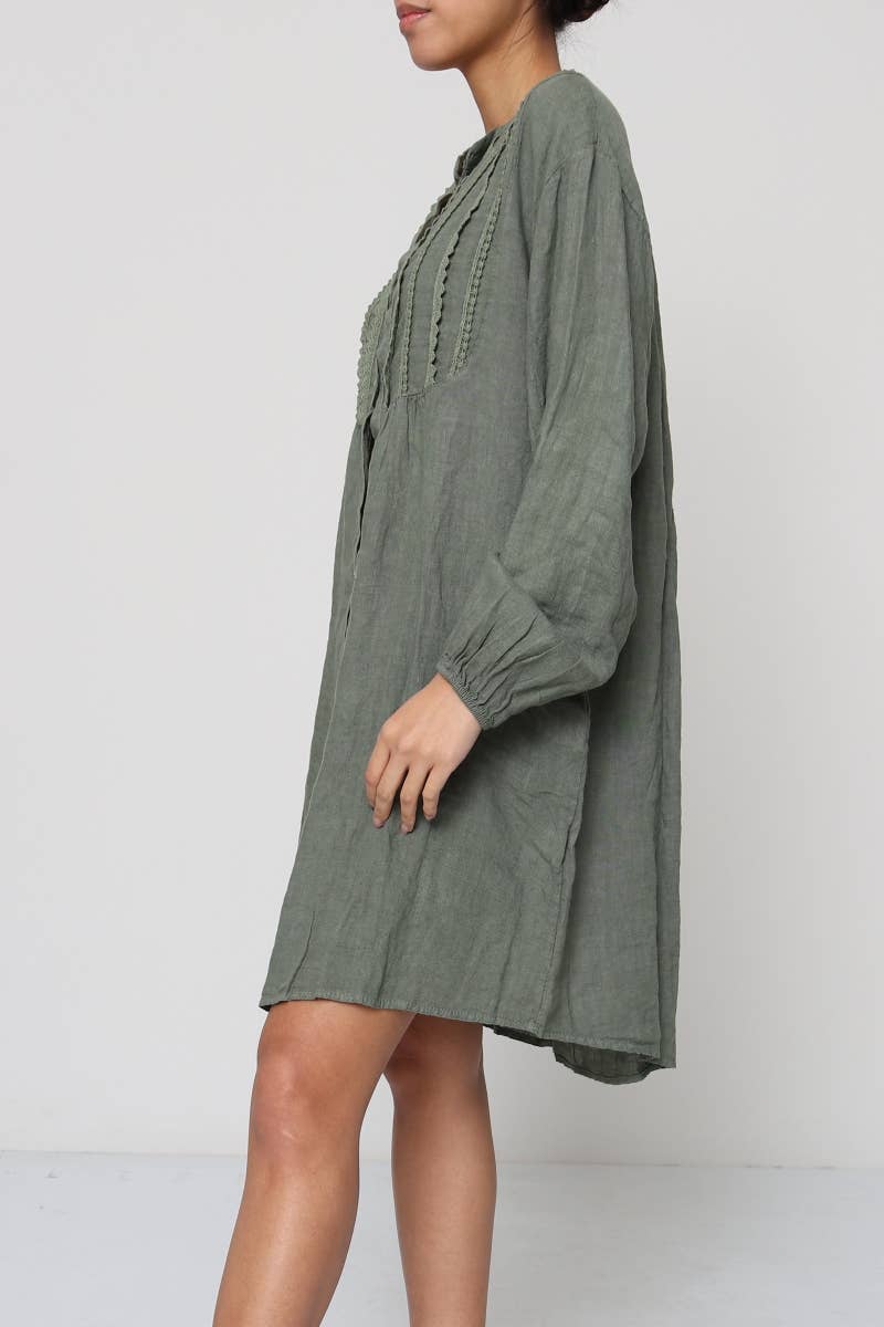 Kurzkleider aus 100 % Leinen REF. 14790