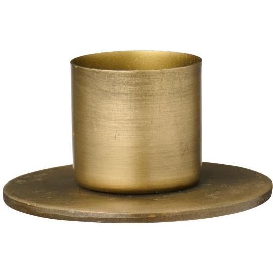 Kerzenhalter f/3,8 cm Kerze flacher Fuß