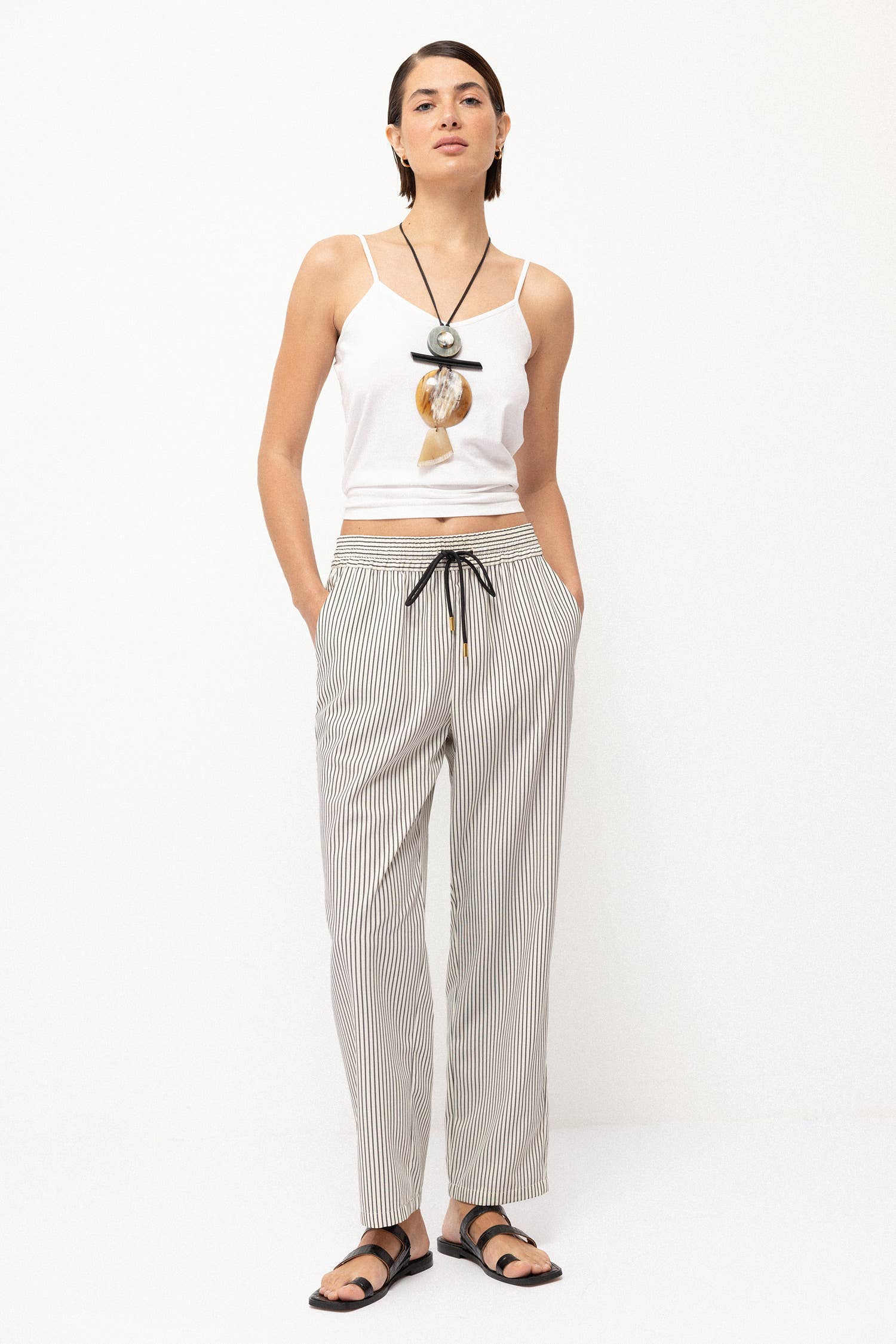Gestreifte Hose