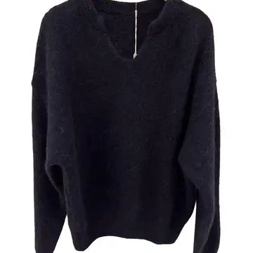 V-Ausschnitt Pullover Baby Alpaka