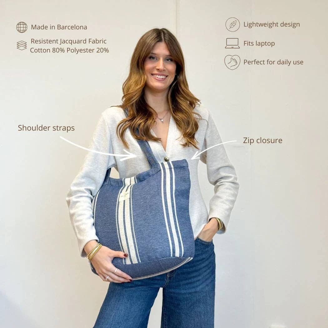 Große Shopper mit Reißverschluss KARA