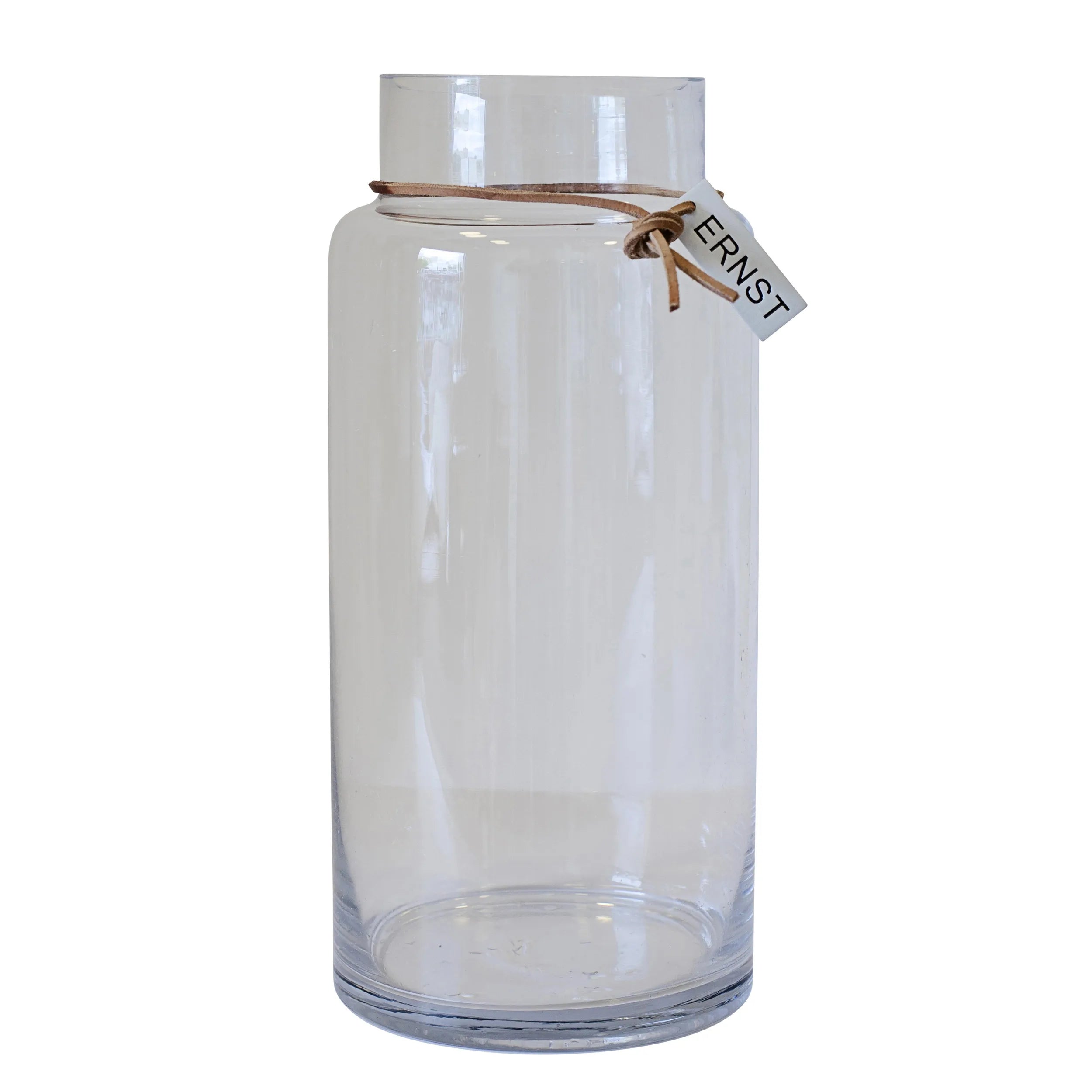 Glas Vase Windlicht ERNST 33 cm
