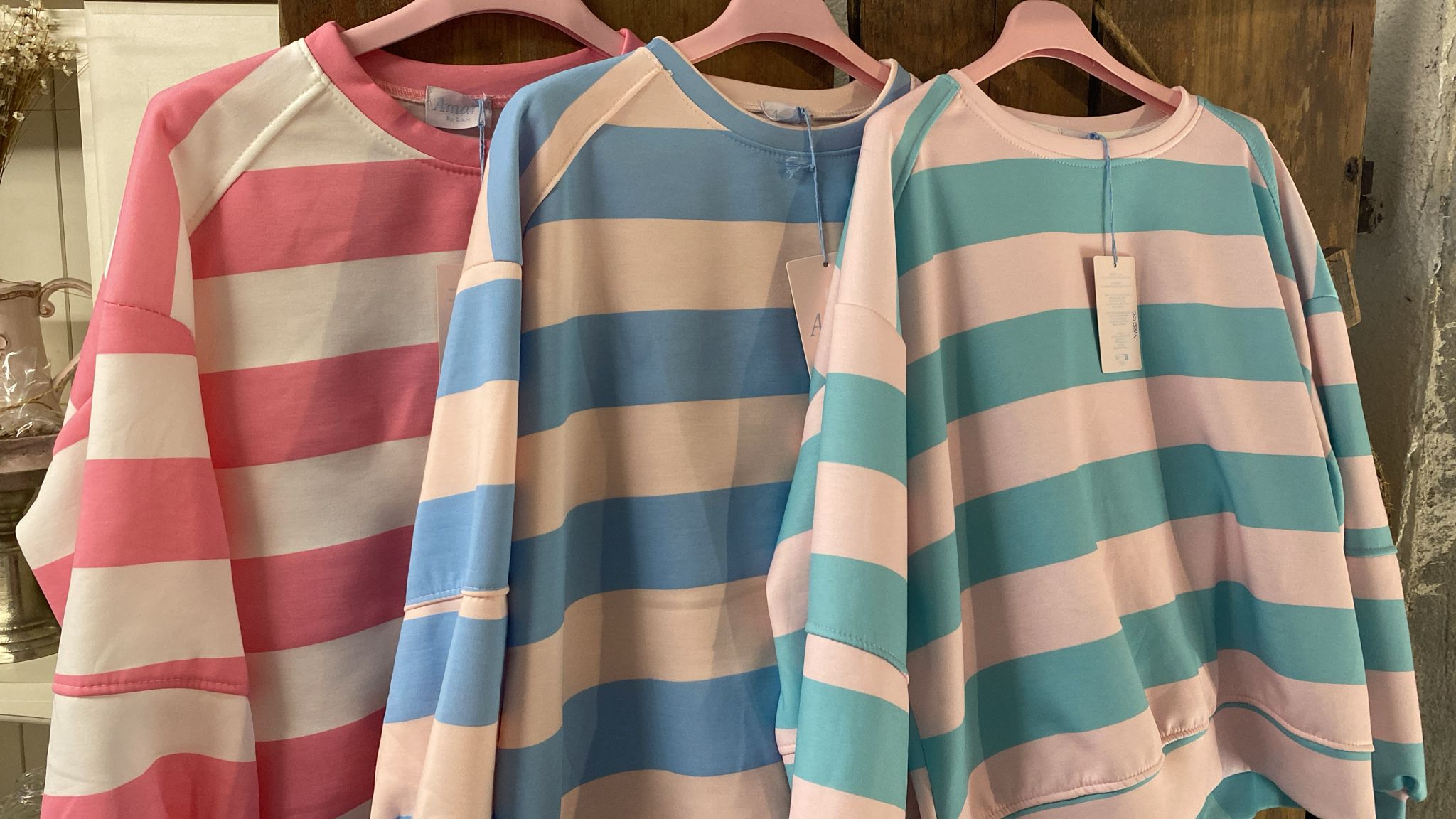 streifen Langarm Shirt