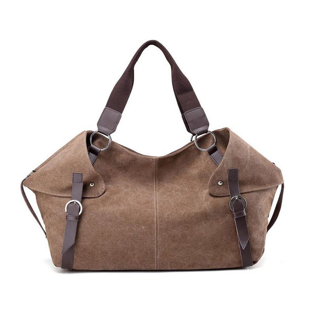 Canvas schulter Tasche braun AnBeck