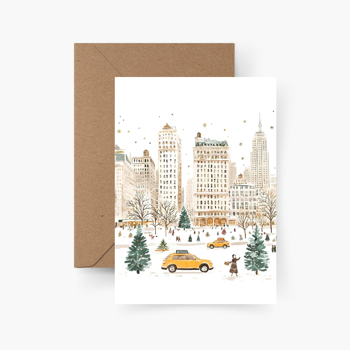 Weihnachten in New York Karte | Postkarte A6