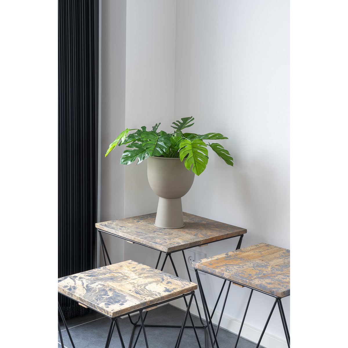 Amalfi Blumentopf Metall