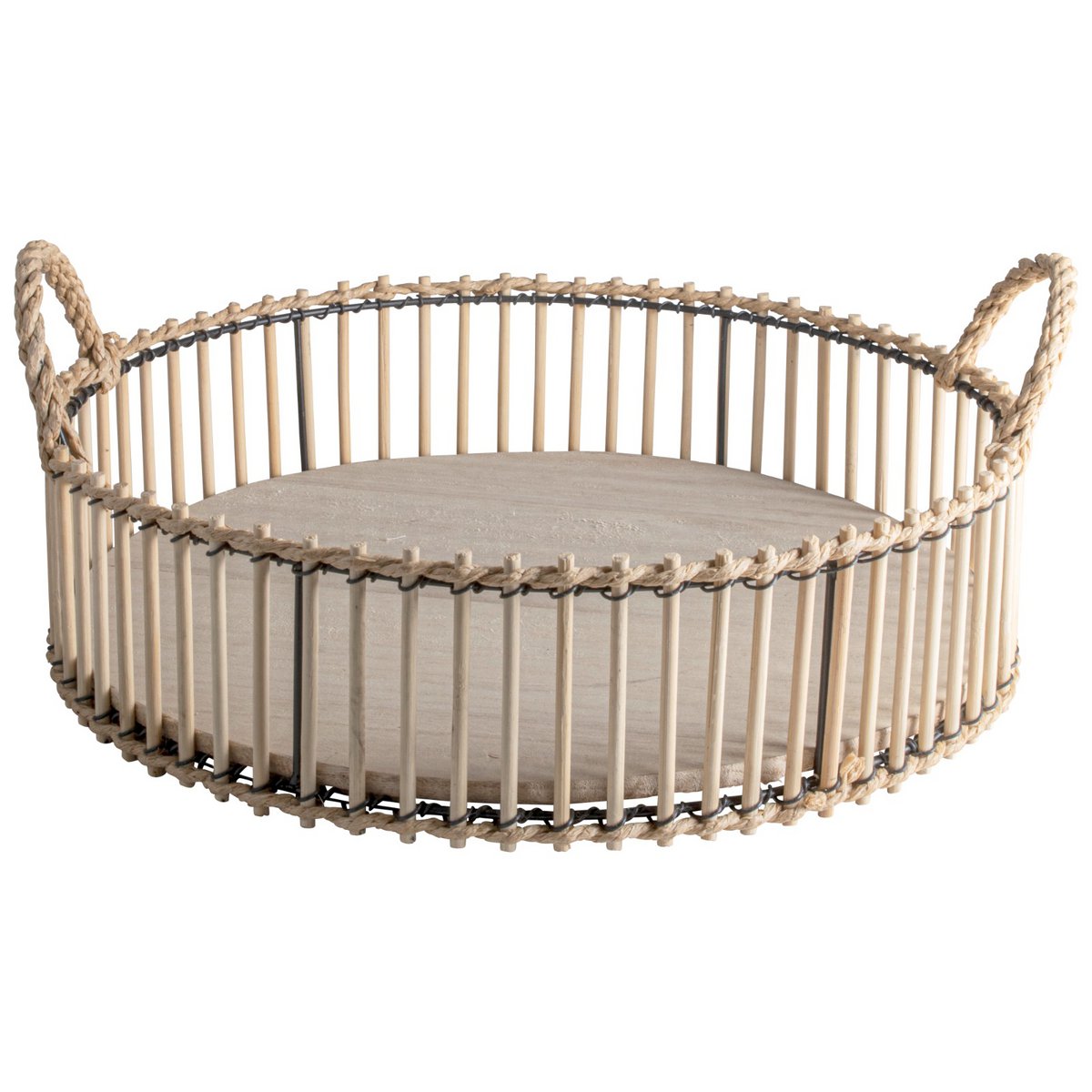 Tablett Bambus Ø35x12,5 cm