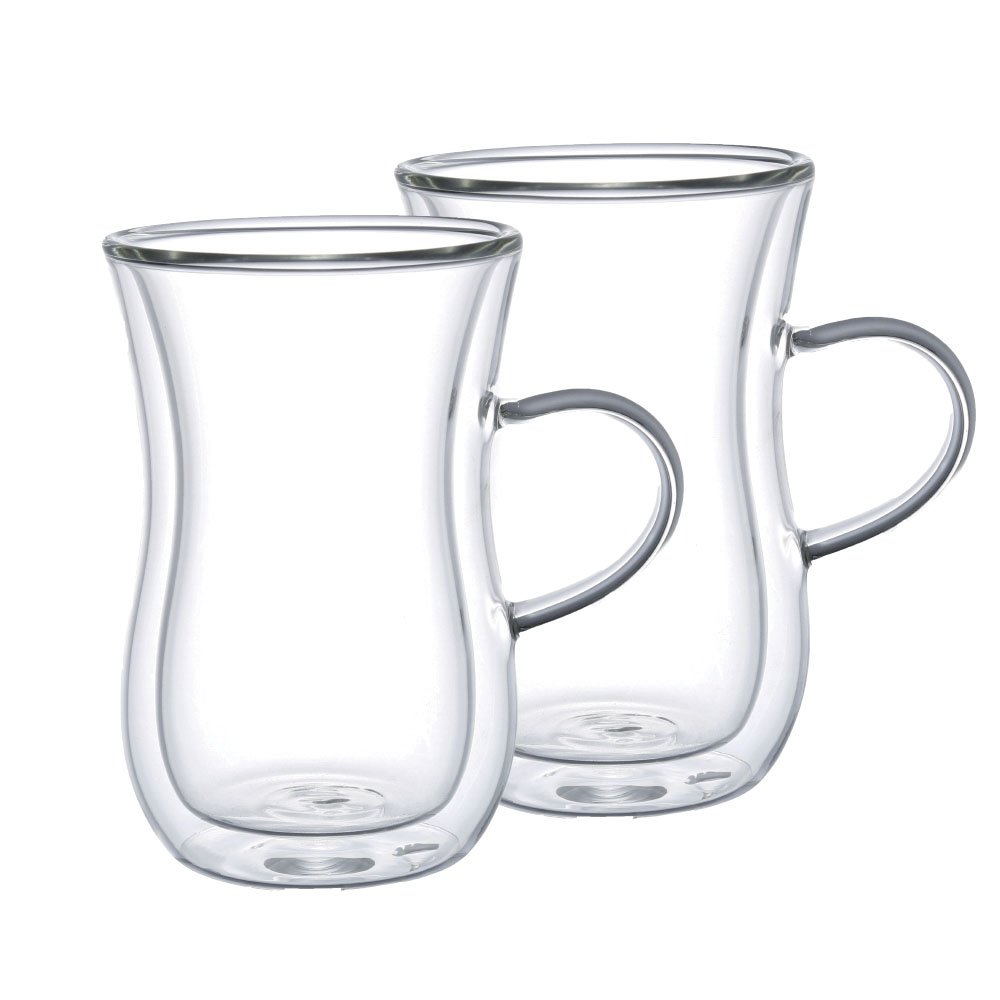 Set aus 2 doppelwandigen Tee Bechern