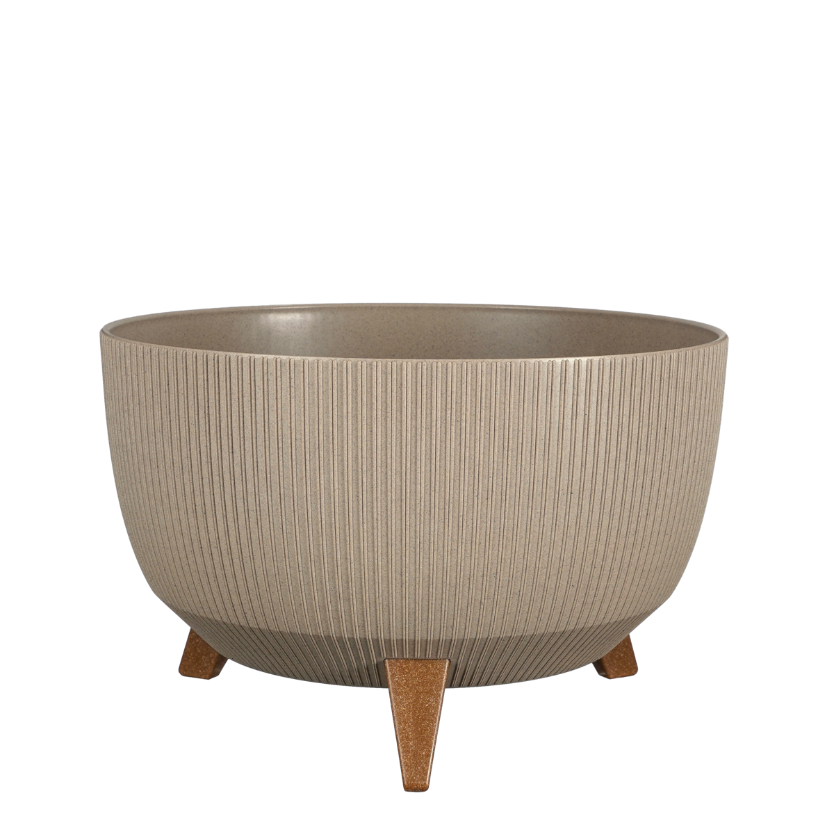 Blumentopf Doppio H20,5 x Ø40 cm – recycelter Kunststoff