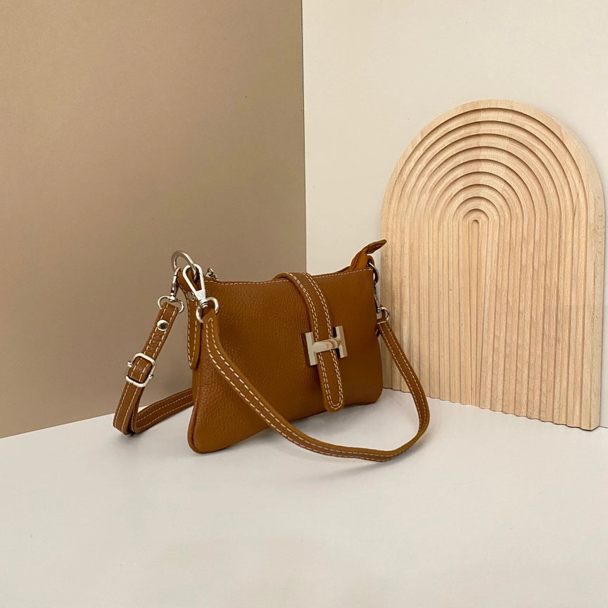 SCHULTER TASCHE AUS LEDER