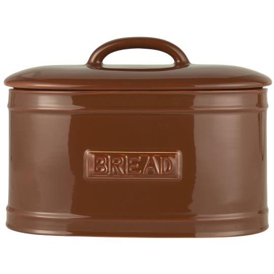 Brotbox oval braun von Ib Laursen