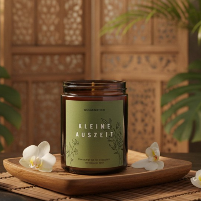 Kleine Auszeit | Spa | Duftkerze, Sojawachs