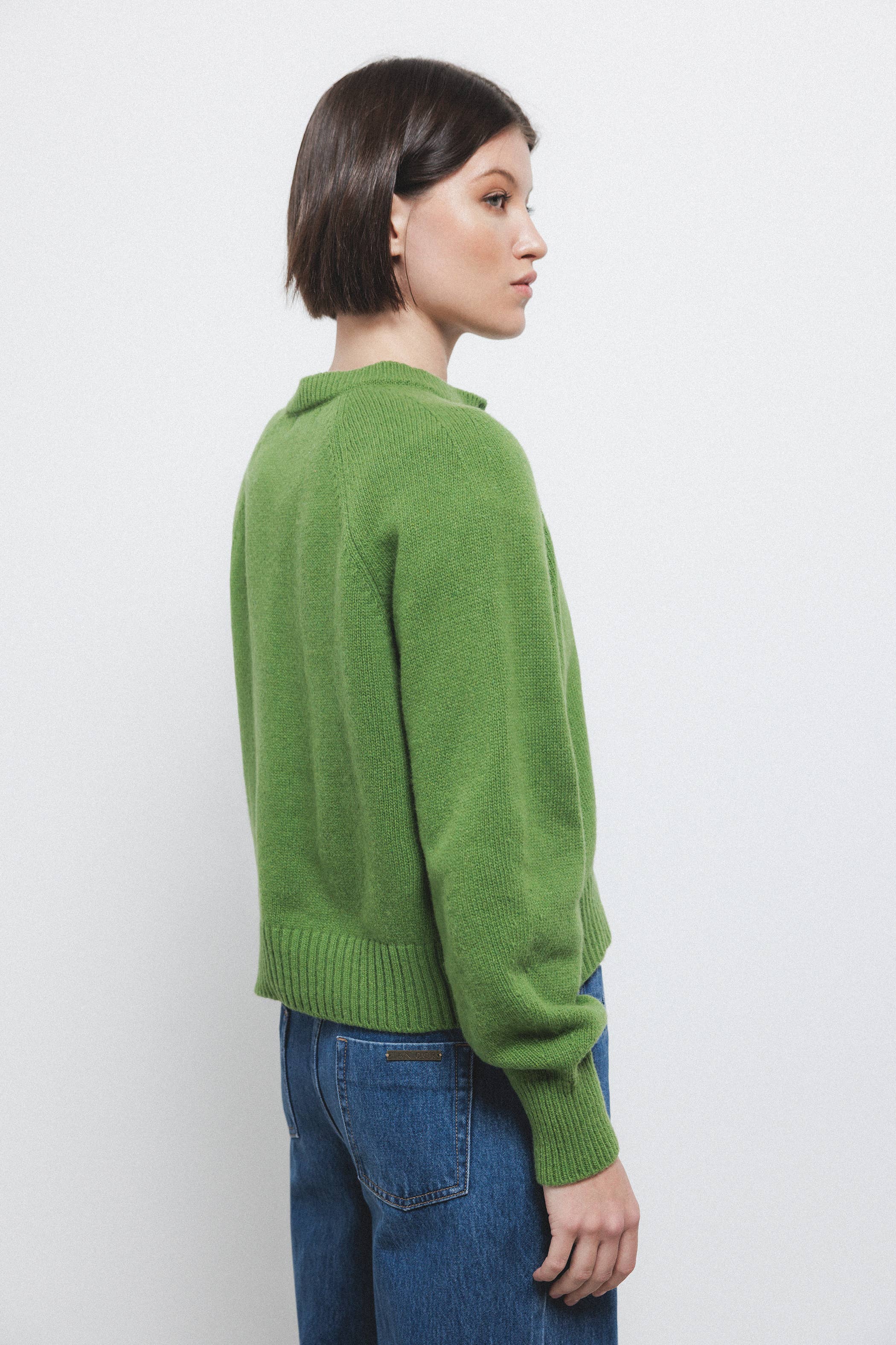 Strickjacke grün