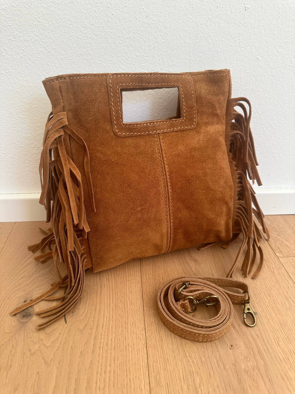 LILLY – Tasche aus echtem Veloursleder