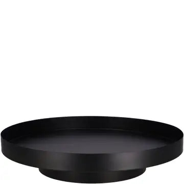 Metall Tablett Erik auf Fuß, D50cm, H10,5cm