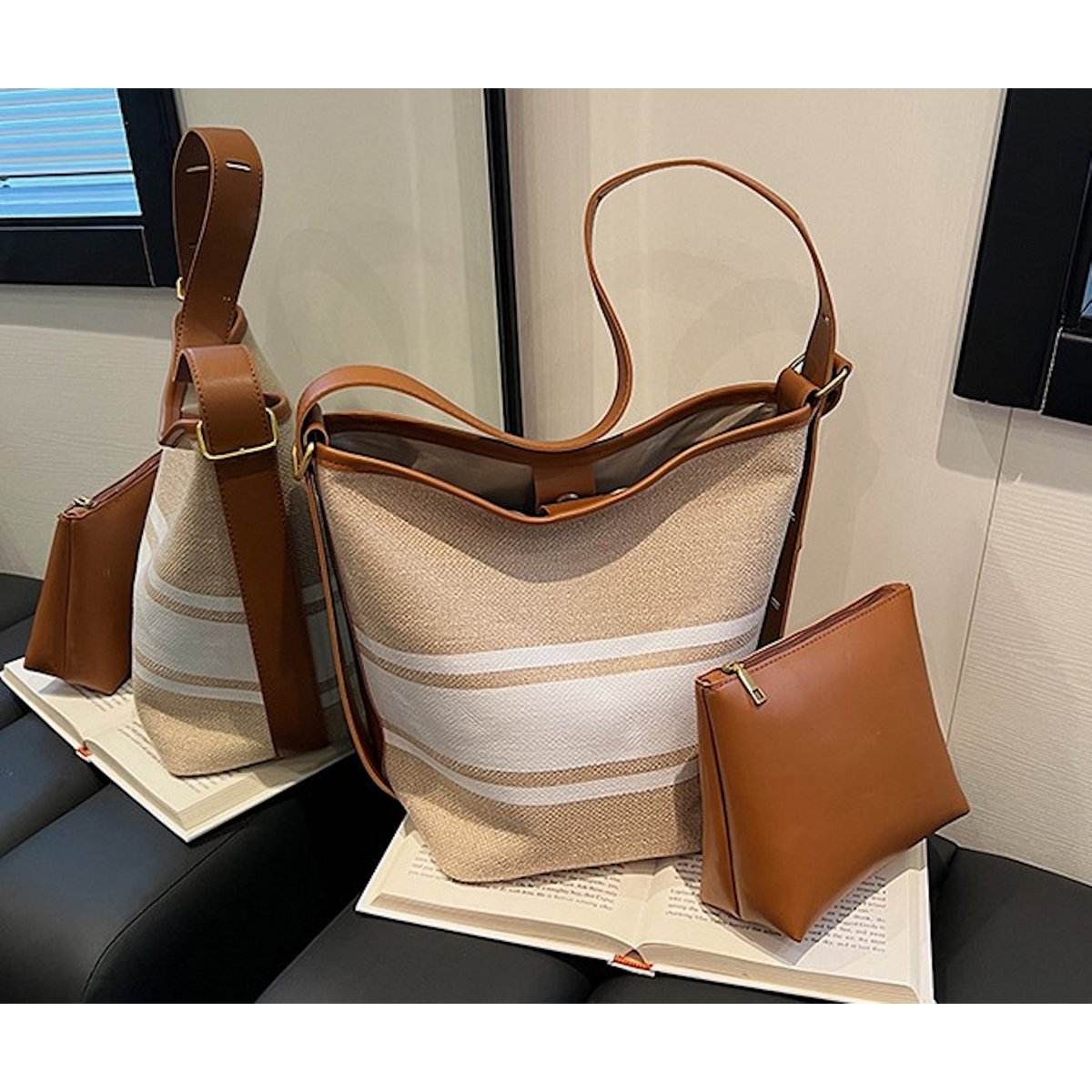 Schulter Tasche Canvas AnBeck