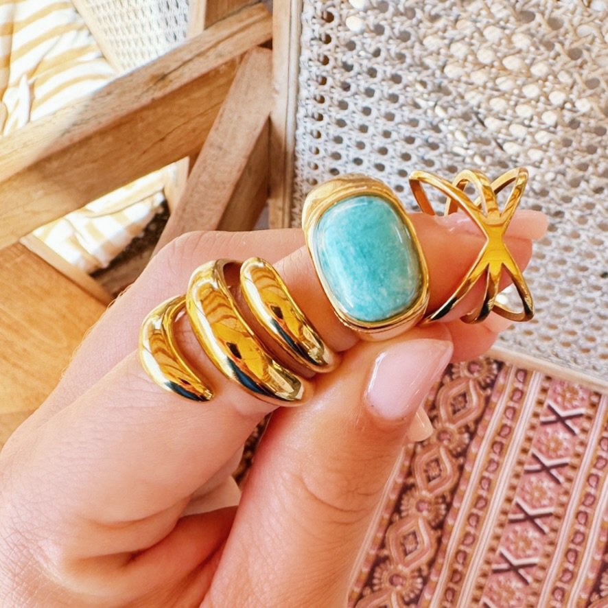 Statement Ring - Fingerring Cross over