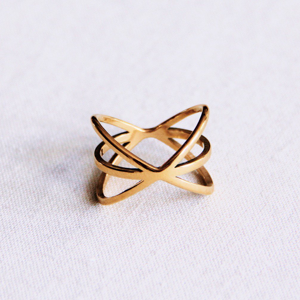 Statement Ring - Fingerring Cross over