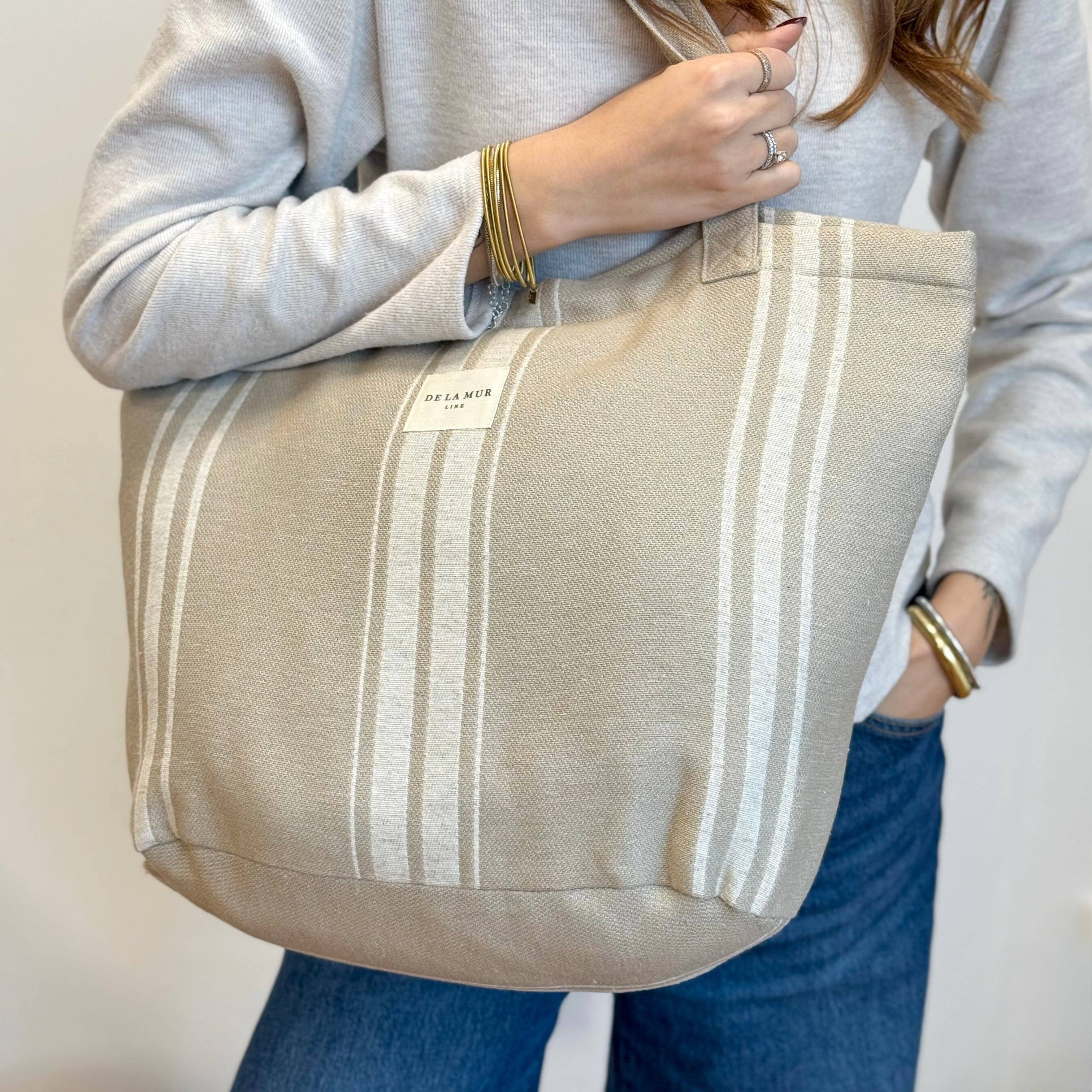 Große Shopper mit Reißverschluss CARRE