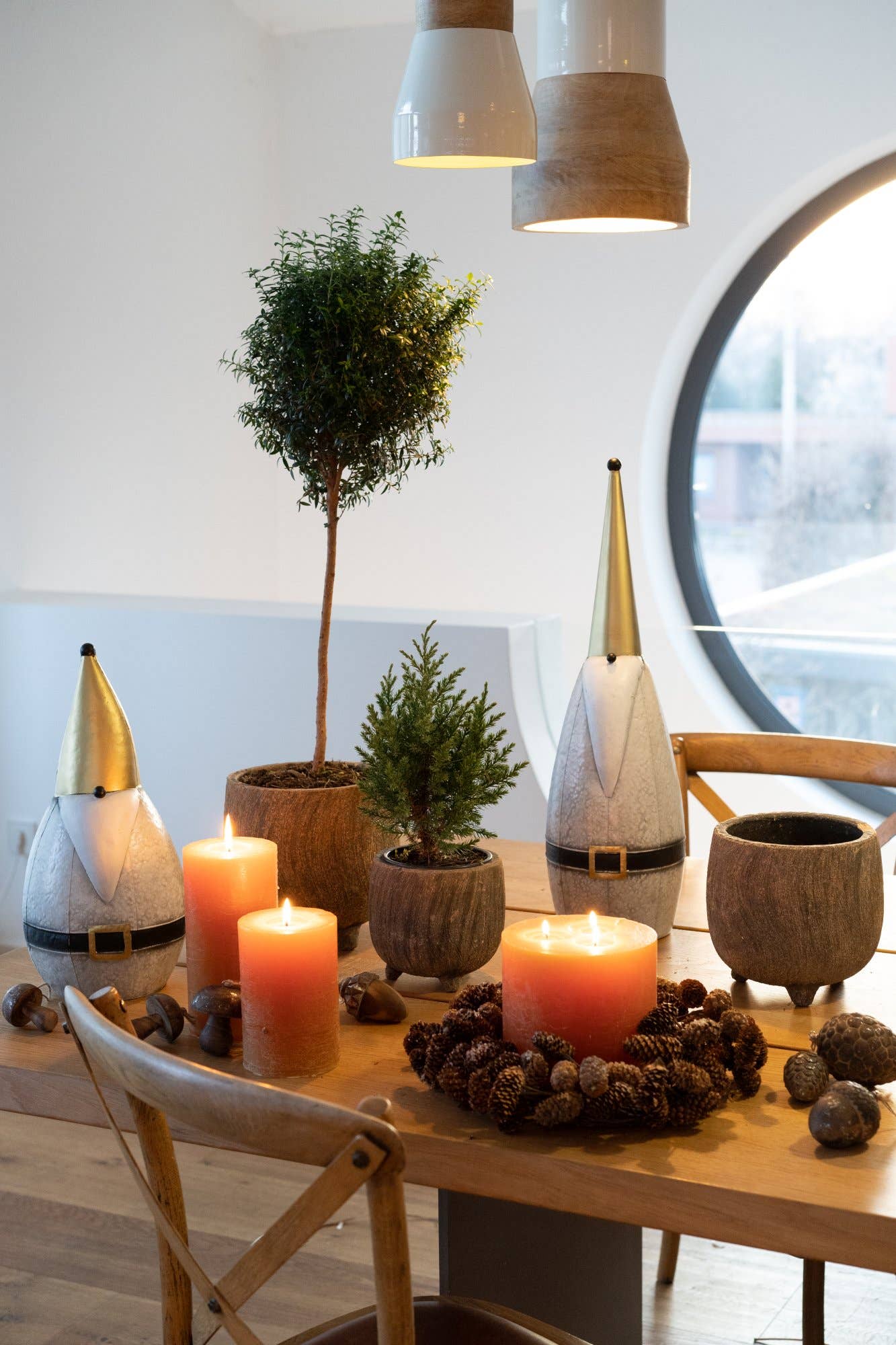 Natur Zapfen Kranz Zoelle, D30cm, H6, 5cm, Natur